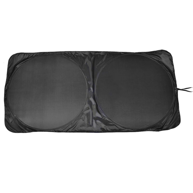 Auto Car Front Rear Window Foldable Jumbo Visor Sun Shade Windshield Covefw Lt