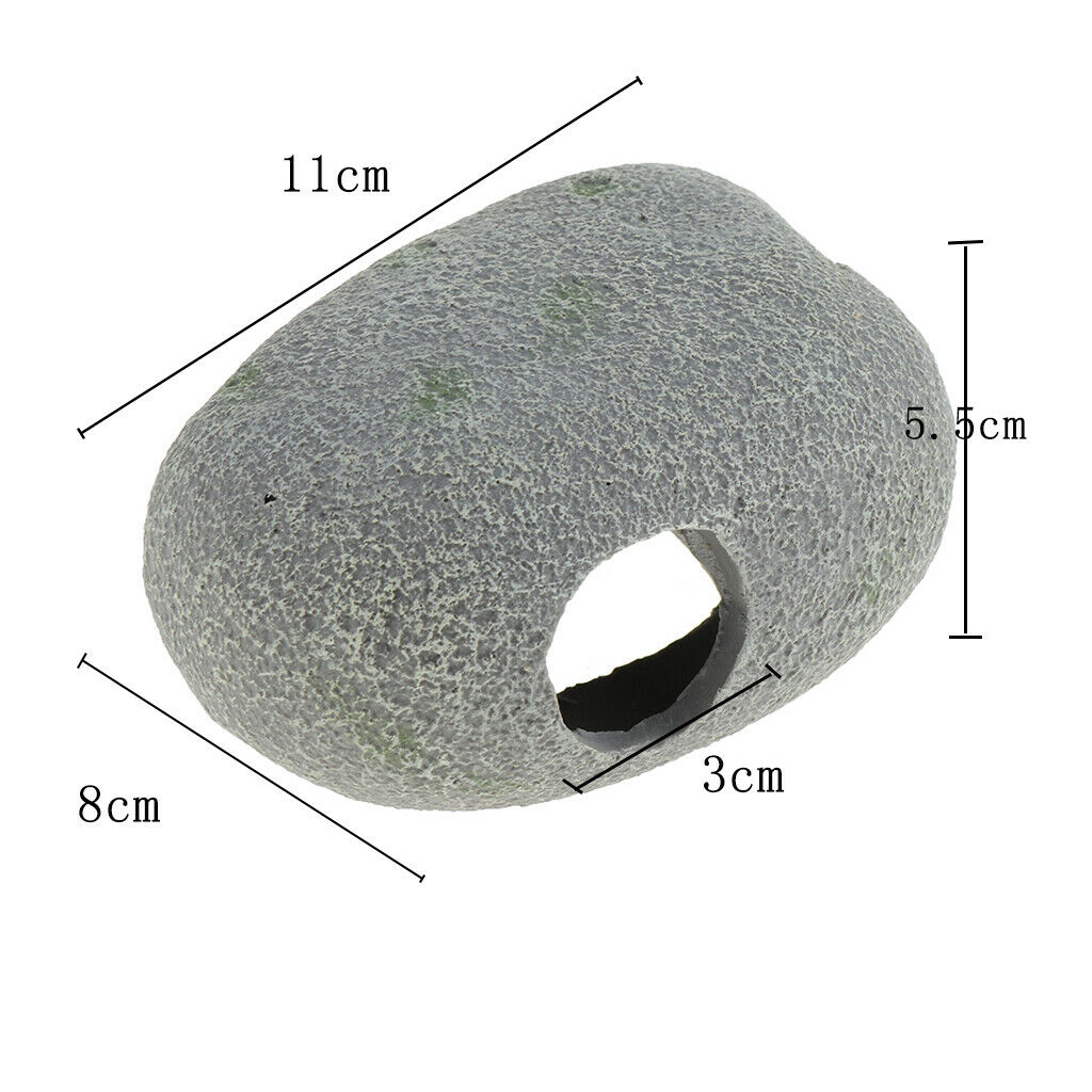 Reptiles Hideout Stones Hiding Place for Small Lizards Turtles Amphibians L