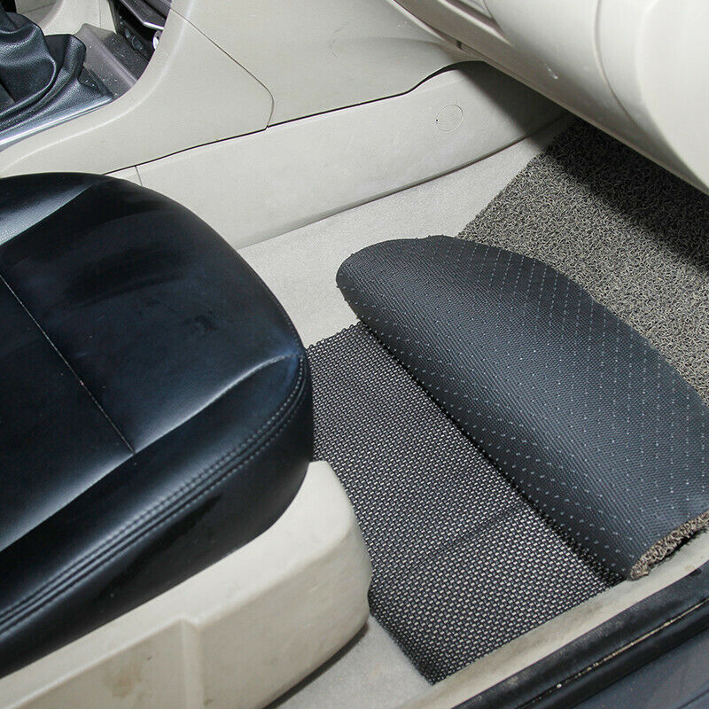 150CM PVC Car Trunk Anti Skid Floor Mat Carpet Rest Pedal Pad Cover Trim Black
