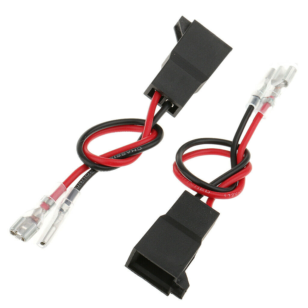 2x   Radio   Speaker   Wire   Wiring   Harness   Adaptor   Plug   for   Vauxhall
