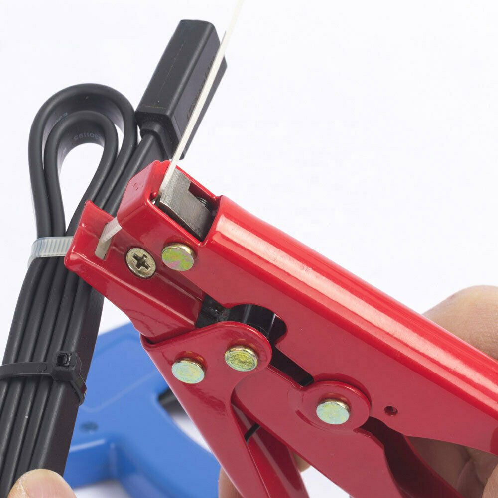 Cable Gun Strap Tightening Tool Nylon Cable Tie Tensioning Tool Crimping Cutter