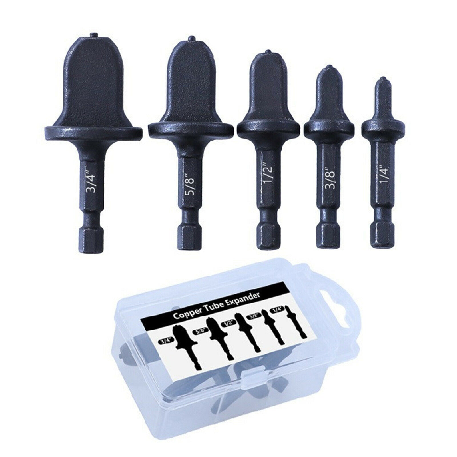 Manual Tube Expander Swaging Tool Drill Bit Repairing Flaring Hex Handle