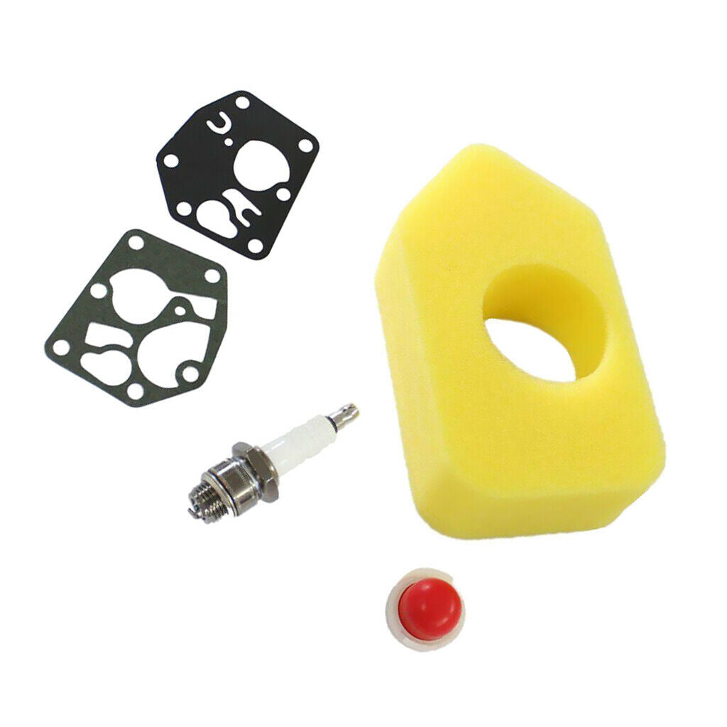 Air Filter Spark Plug Primer Bulb Aftermarket Kit for Briggs Stratton 694394