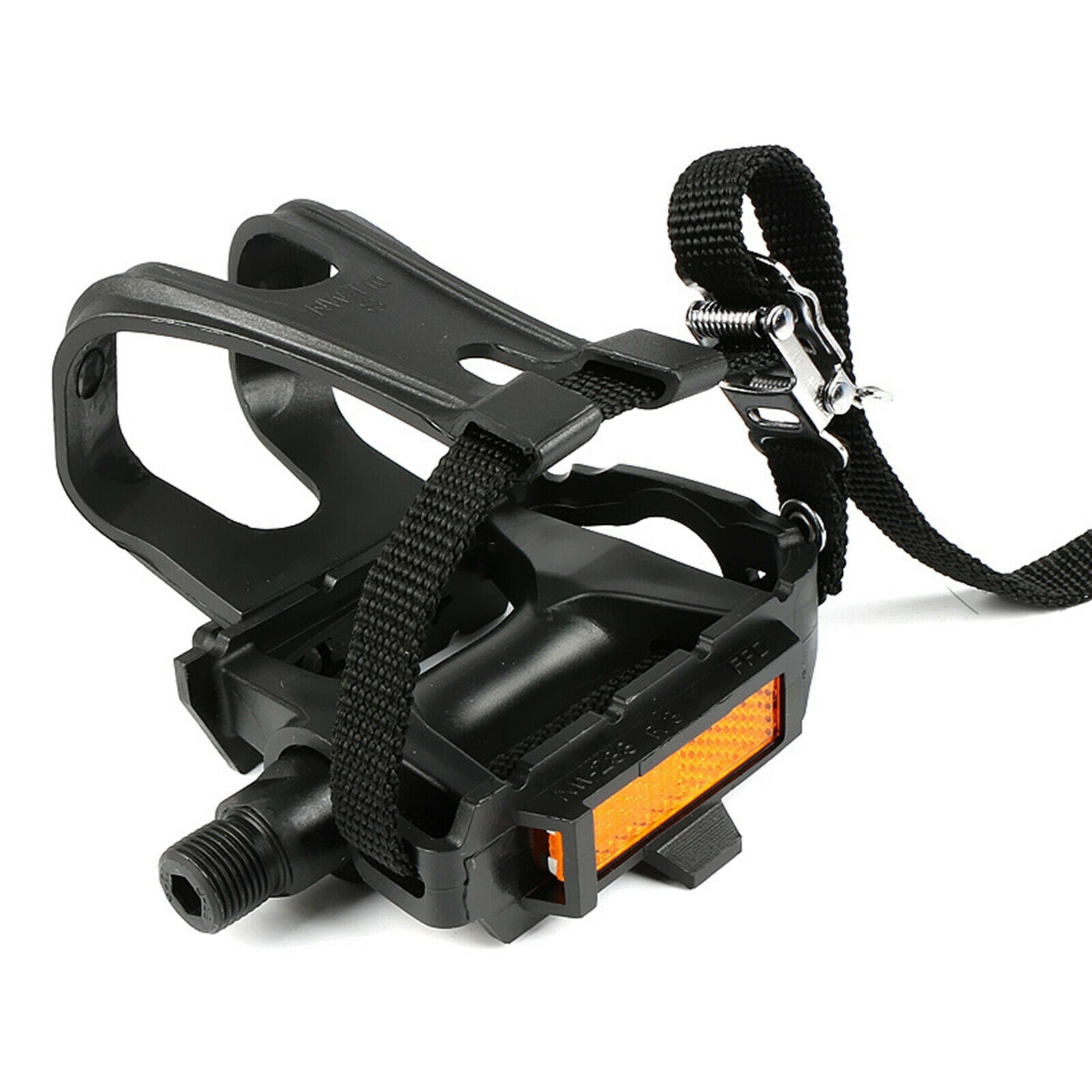 Lightweight  Pedals with Toe Clip Straps MTB Bike