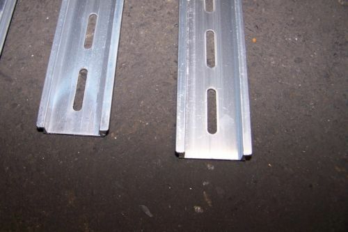 5 Piece 0.5 Meter Aluminum U-Groove Slotted DIN Rail For C45 Switch Meter