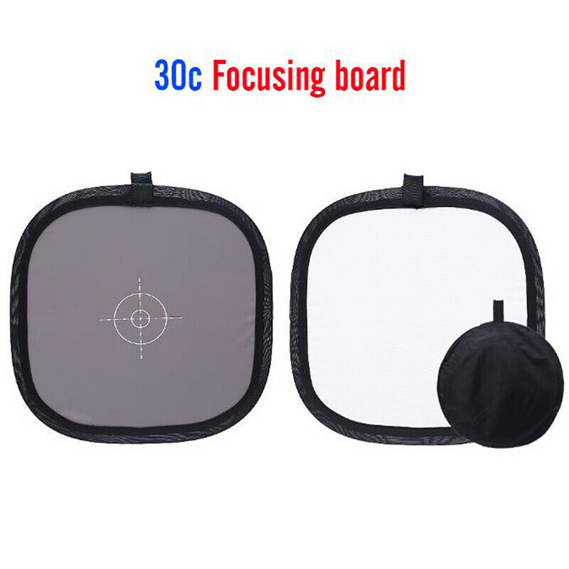 30CM Gray Card Light Reflector White Balance Double Face Focusing BoardS GjJ XC