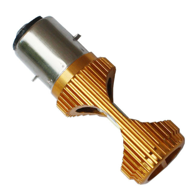 1* H6 BA20D DC12V 24V 36V LED Motor Moped/Scooter/ATV Headlight Bulb Light H/L