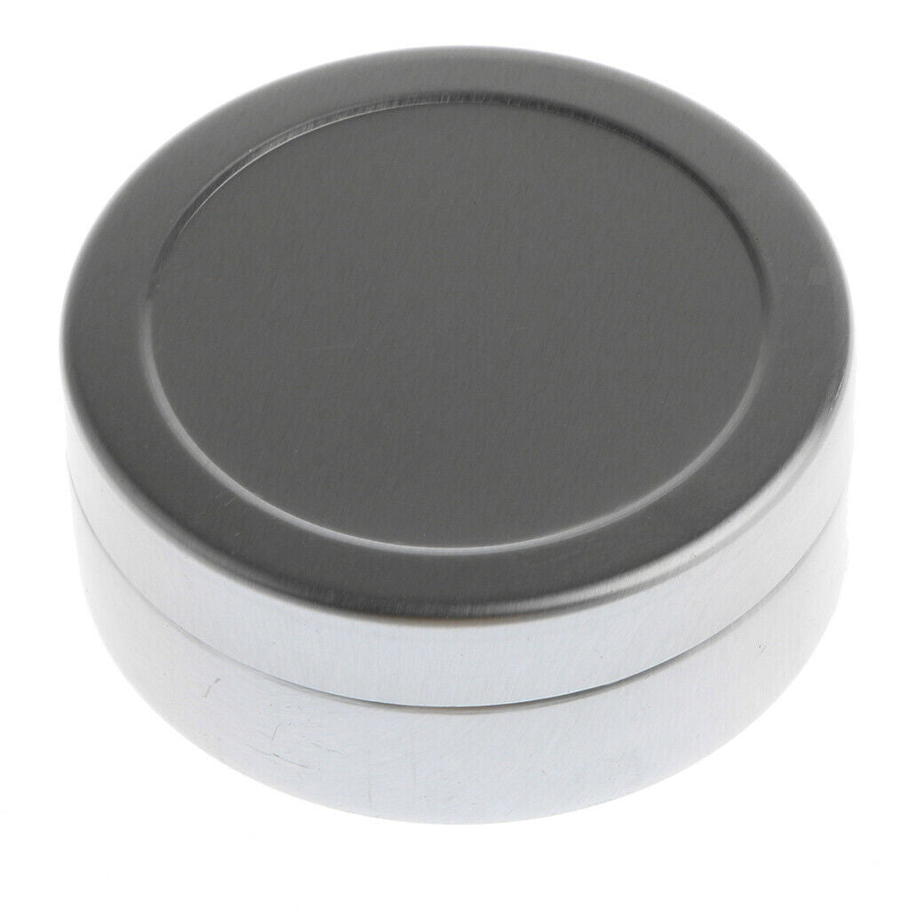 10x Cosmetic Tin Empty Containers Round Pot for Lip Balm Salve Shadow Powder