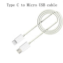 USB C Type C Male to Micro USB Male Cord Sync OTG Charge Data Cable Cord 1m