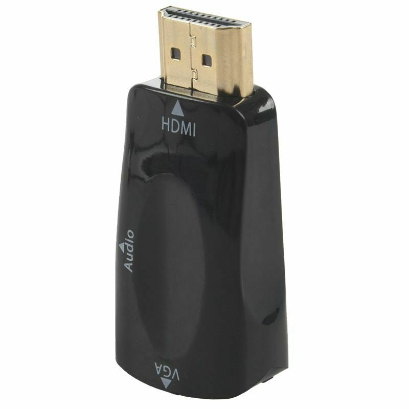 1080P MI Male to VGA Female Adapter Video Converter with Audio Output N3 Bl O9Z5