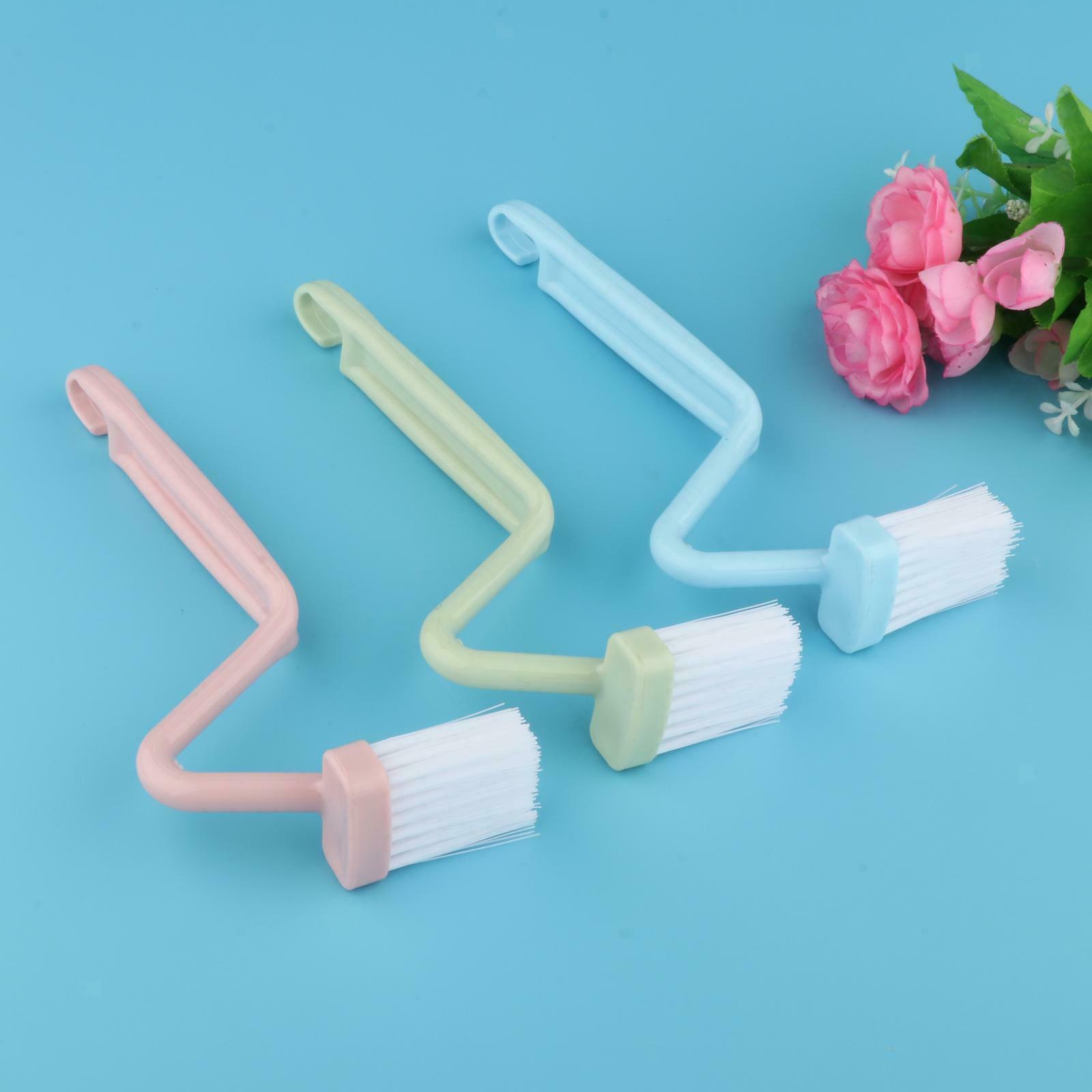 3Pcs Multifunctional Long Handle Toilet Brush Strong Cleaning Household