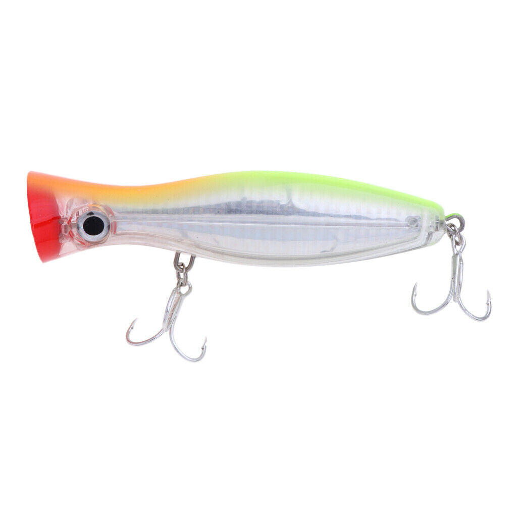 Prettyia   12cm / 4g   Popper   Fishing   Lure   Hard   Bait   Treble   Hooks