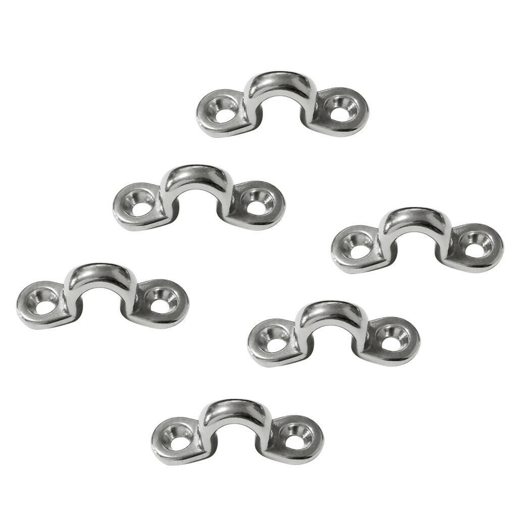 6 pieces marine pad eye kayak boat rigging pad eye bimini top hardware