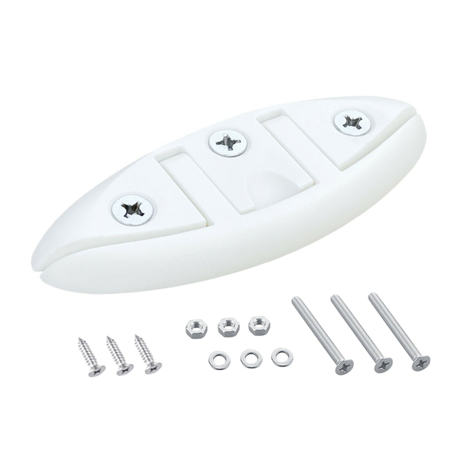 130mm Heavy Duty Boat Flip Up Collapsible Cleat Dock Marine Kayak Fittings