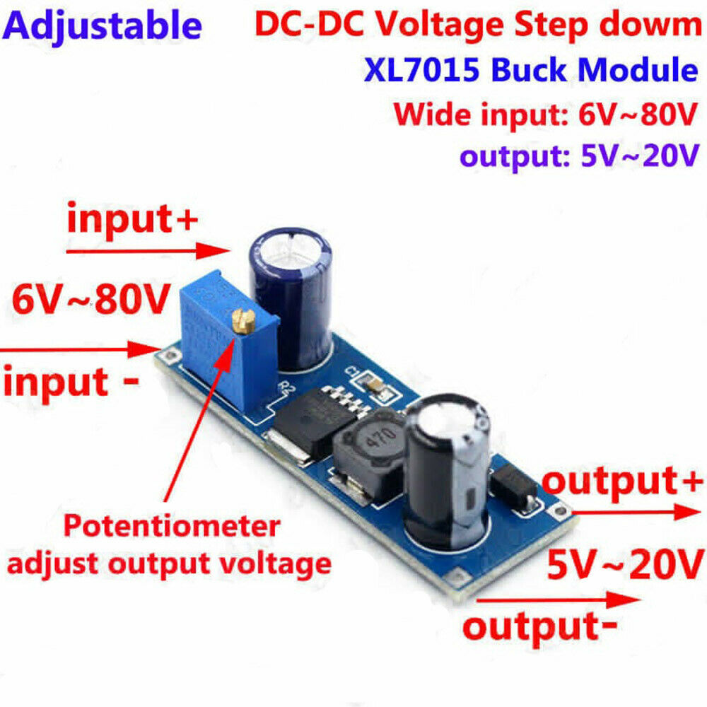 XL7015 DC-DC 7005A DC converter wide voltage input step-down modu