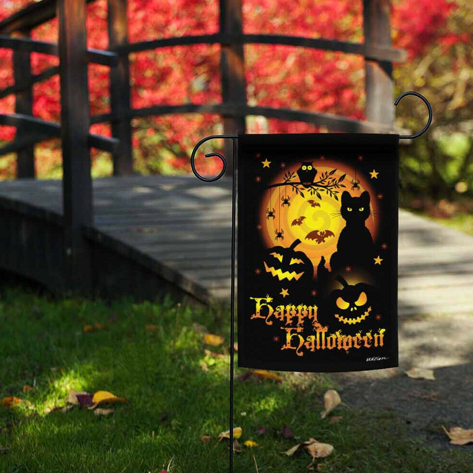 Toland Scary Halloween 12.5 x 18 Spooky Halloween Garden Flag