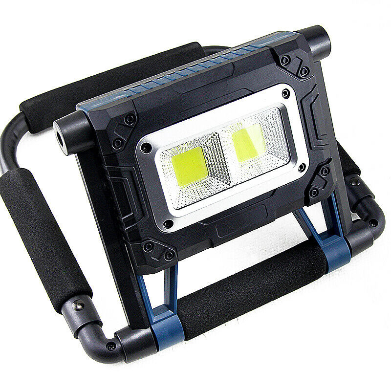 1x USB Rechargeable LED Work Light Outdoor Floodlight Emergency Lamp Waterproof