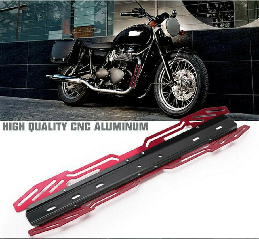 1X Motorcycle Exhaust Muffler Cover Link Pipe Ankle Shin Protector Heat Shield