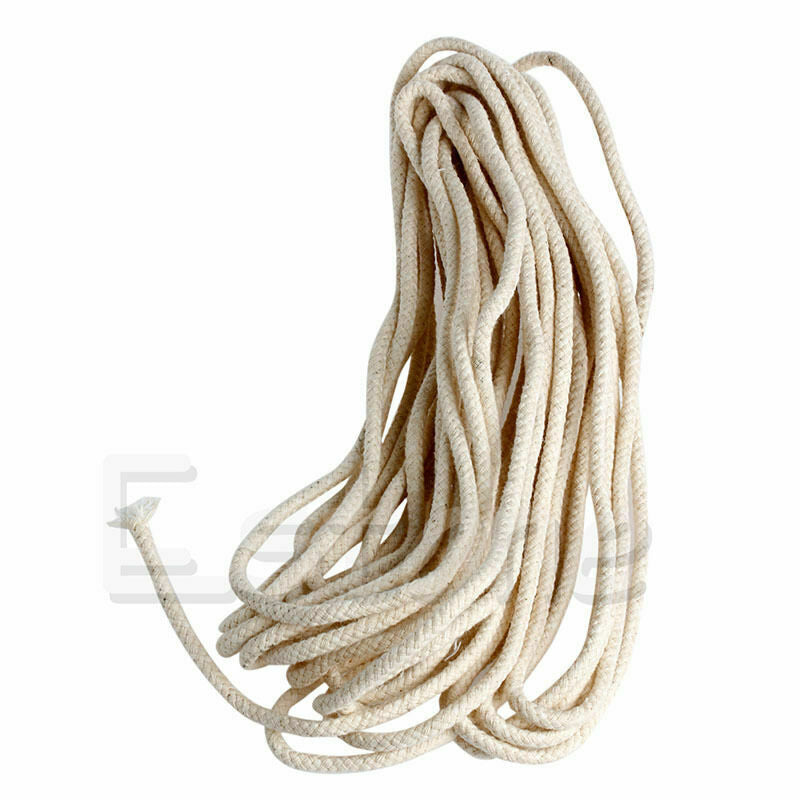 10Meters (33 ft) of Braided Cotton Core Candle Making Wick