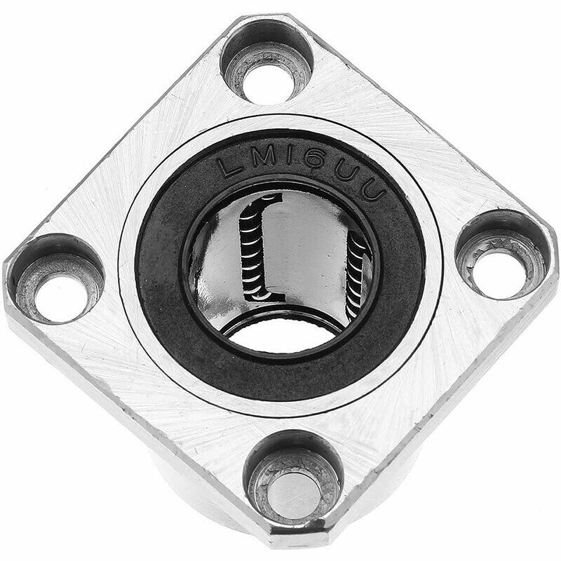 Flange Linear Motion Bushing Ball Bea 16mmx28mmx37mm (LMK16UU 2 Pcs) K1R9