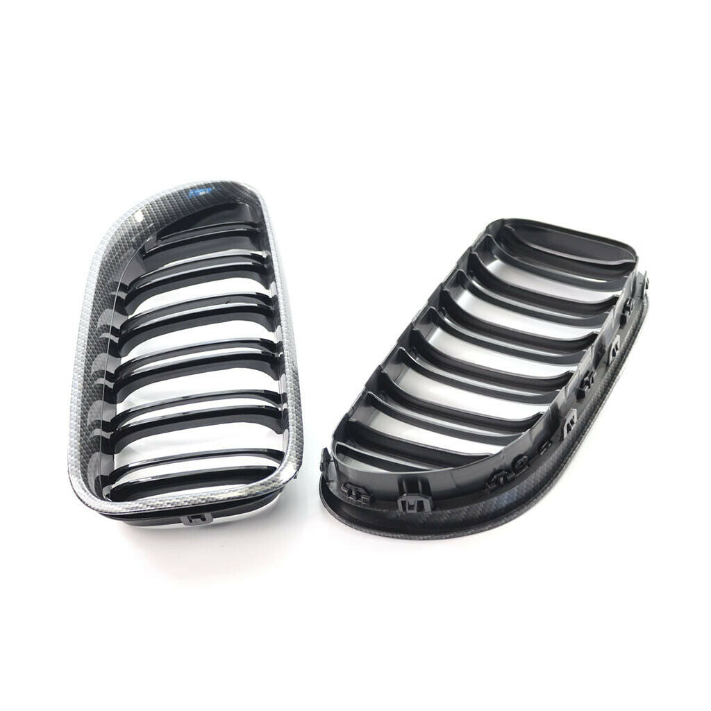 Front Kidney Double Line Grills Grille Fit For BMW F06 F12 F13