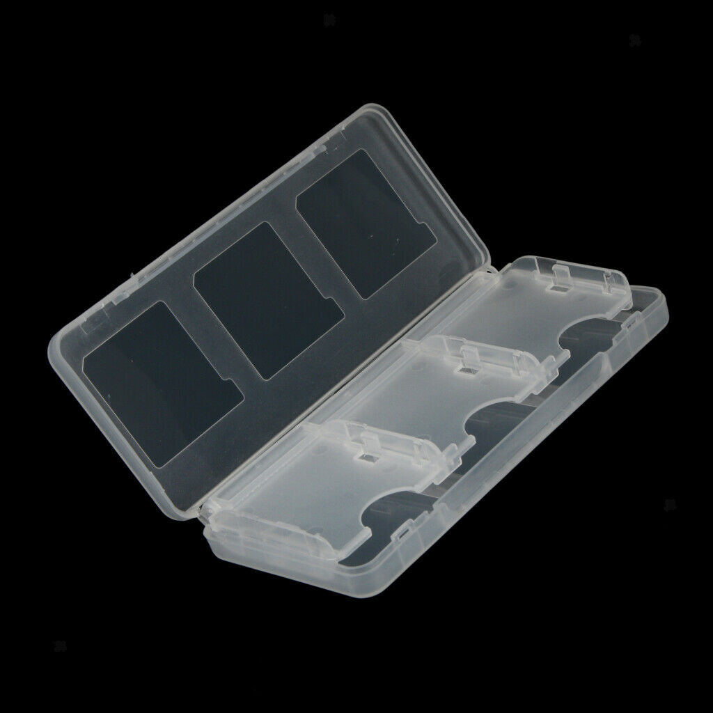 2x 6 in 1 Game Card Case Holder Box Storage for   DSI LL White