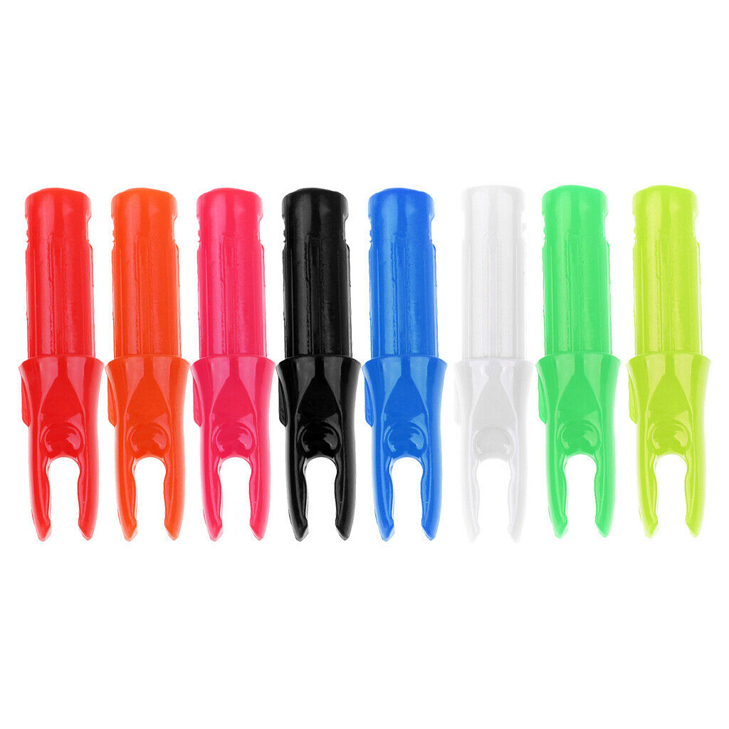 12 Arrow nock archery plastic nock 6.2mm for hunting bow red