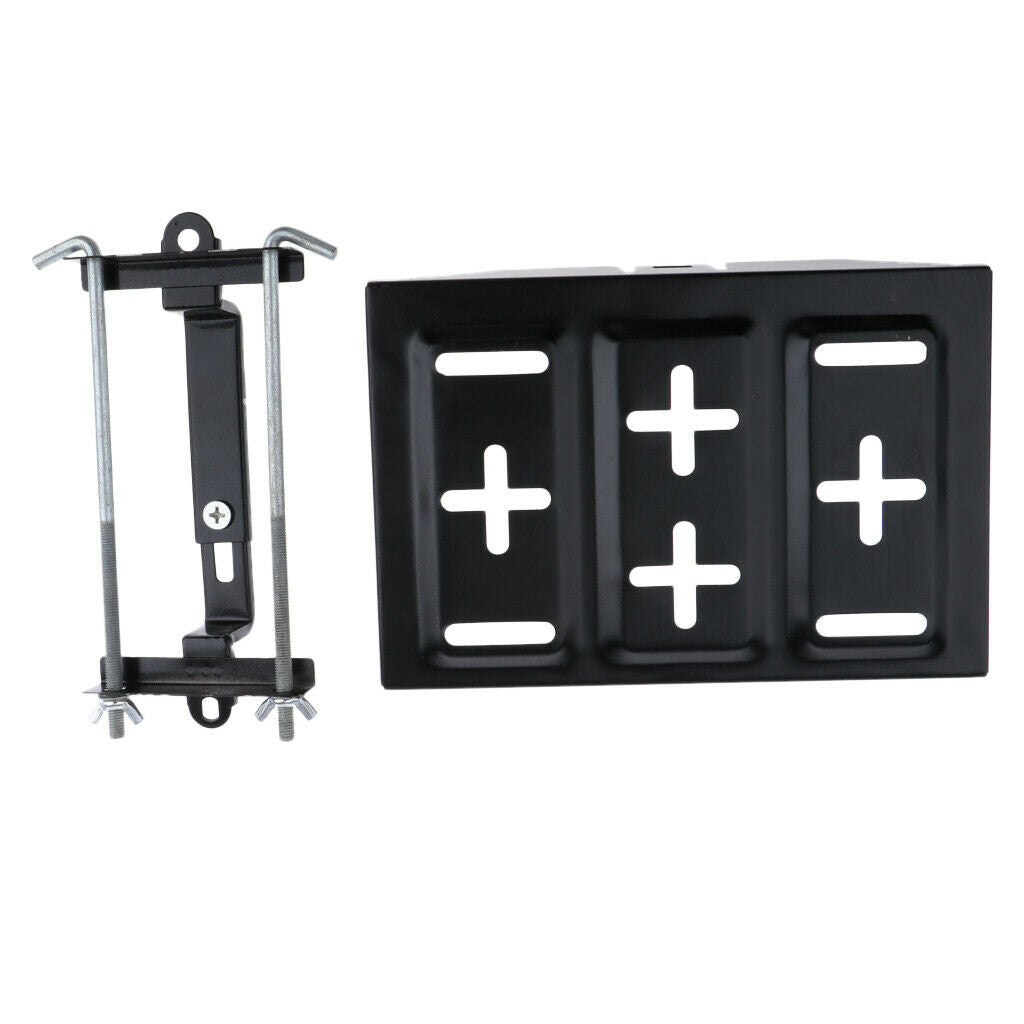 2x Car Battery Tray Recessed Slots