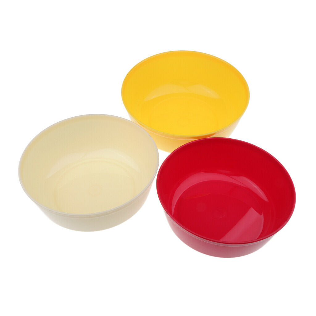 3pcs Fishing Tackle Bowl Fishing Mixing Lures Storage Baits Carrier Bowl