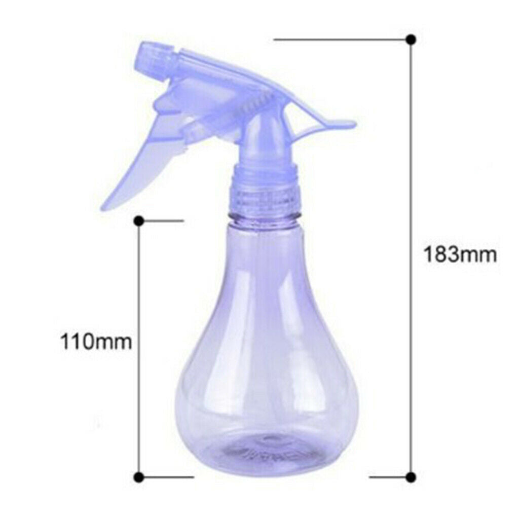 2x 250ml Hair Trigger Spray Bottle Purple Barber Car Washing Sprayer Tool