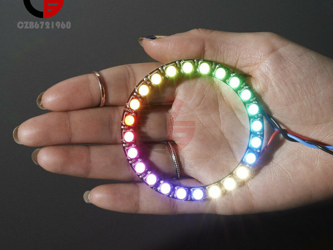 SK6812 RGBW 24-Bits 5050 LED Full Color Ring LEDs with Integrated Drivers 4500K