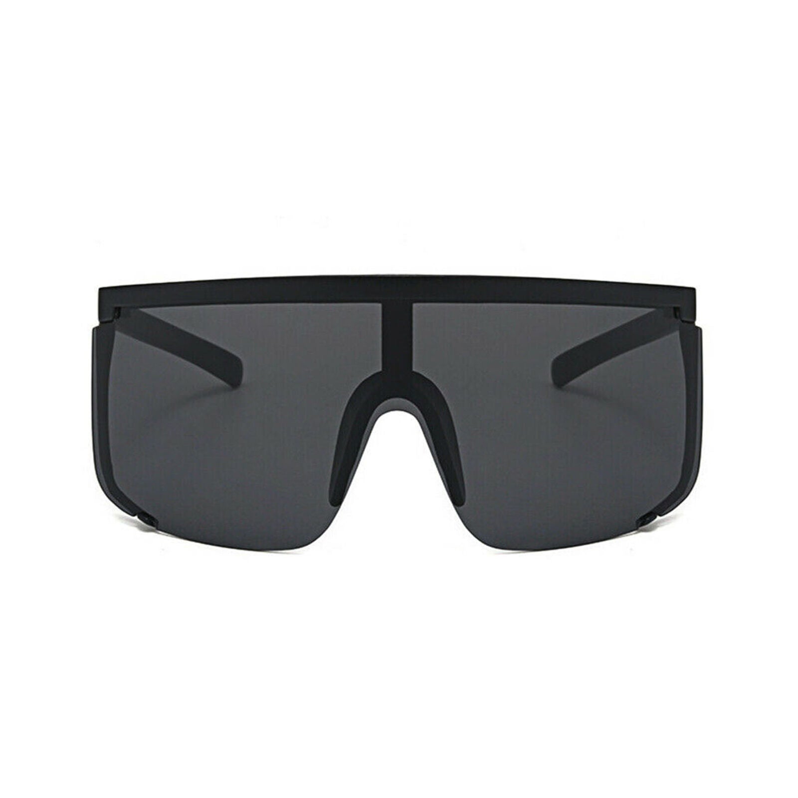 Oversized Mirrored Shield Sunglasses Outdoor Sport Protection Goggles UV Glasses