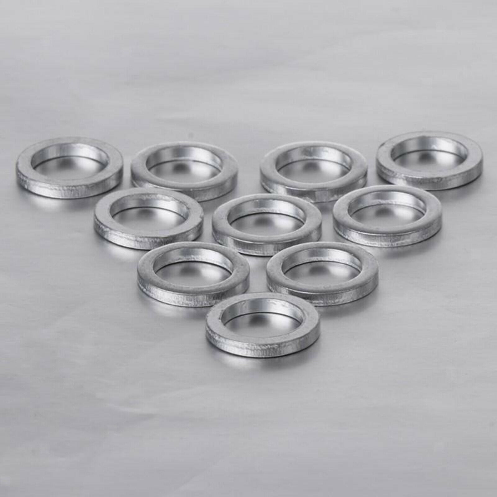 10Pcs Bike Replacement Chainring Screw Spacer Washer Gasket Ring 1mm Thick