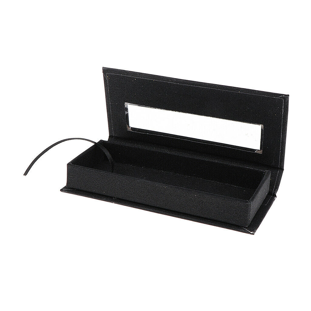 1x Magnetic False Eyelash Storage Case Container Eye Lash Holder Box Black