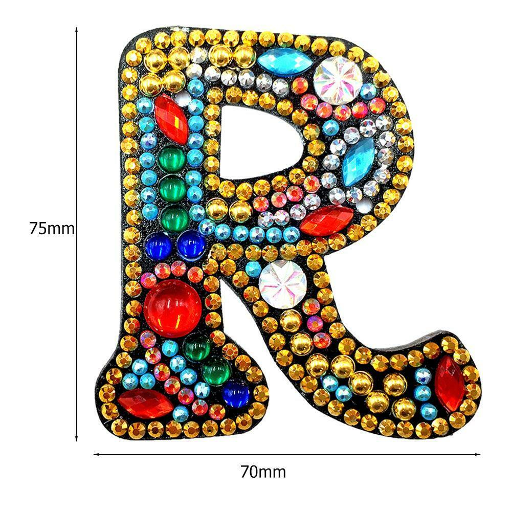 KeyChains DIY Key Chain Diamond Painting Letters Women Bag Keyring Pendant Gi @
