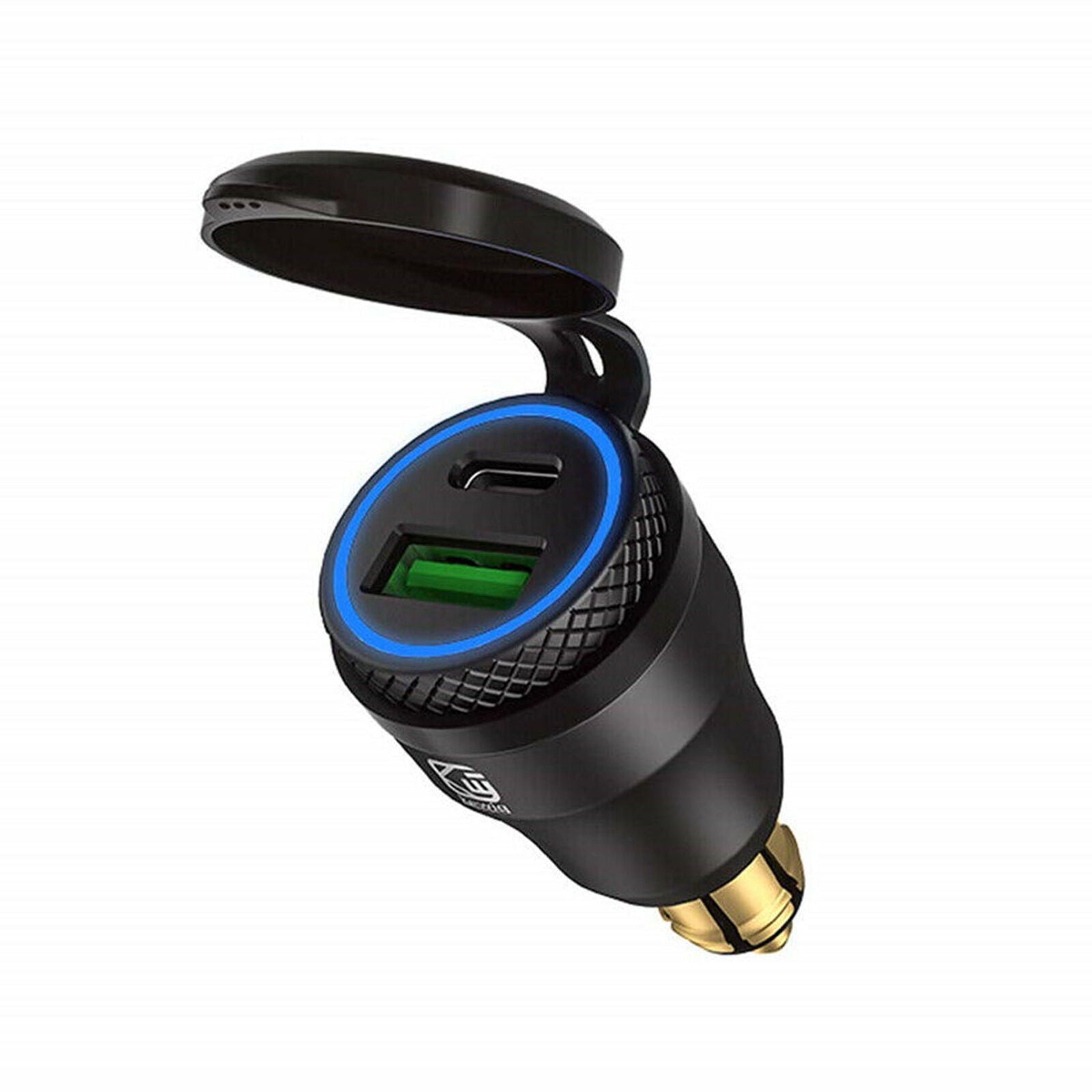 Waterproof Type C USB Fast Charger Power Adapter Socket For BMW Motorcycle Hella