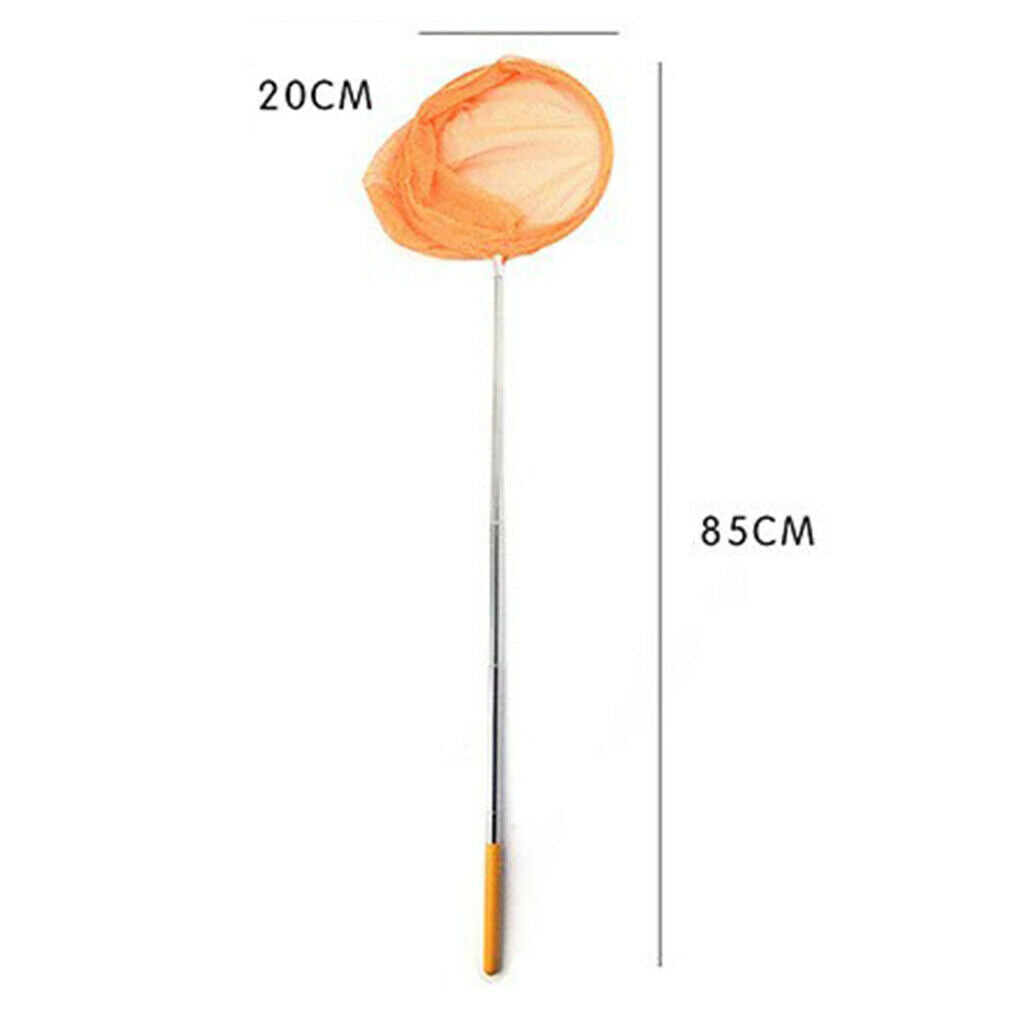 3Pcs Kid Telescopic Butterfly Fishing Net Extendable 85cm for Catching Fish