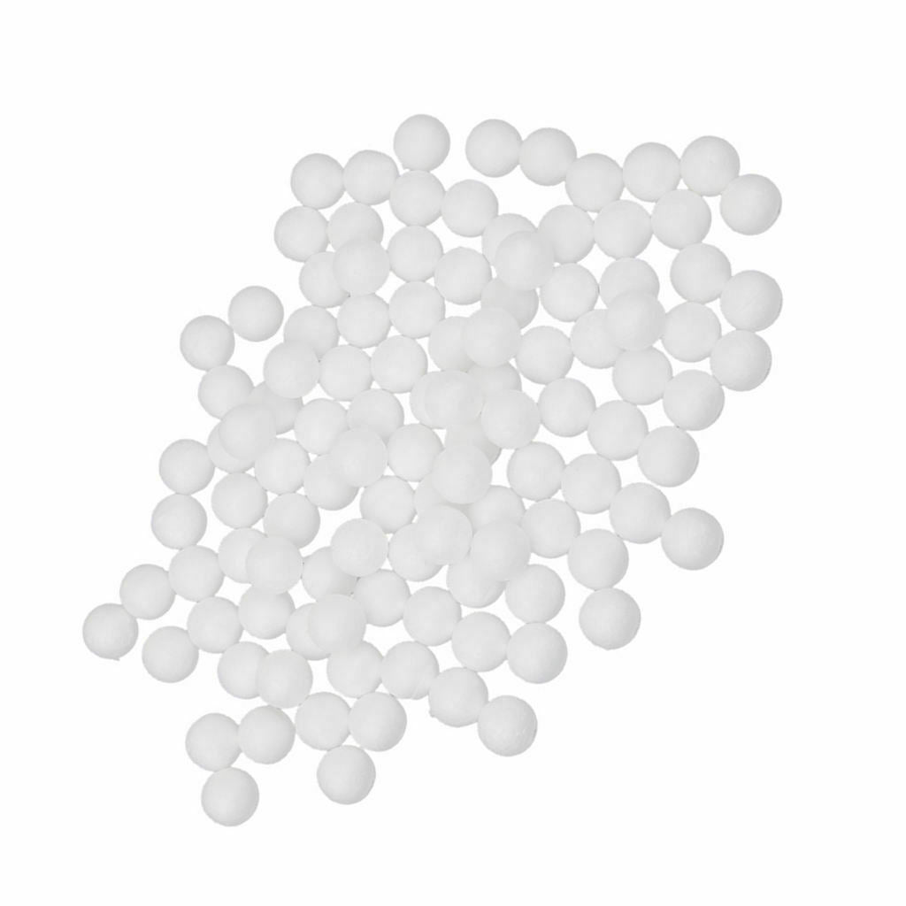 300 Pieces 3 Sizes White Foam Balls Polystyrene Craft Balls Craft Decoration