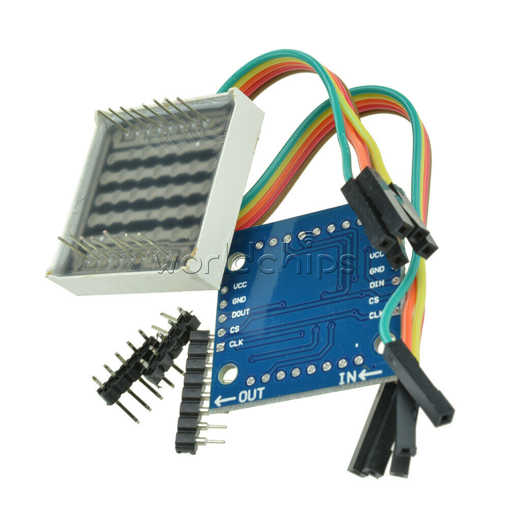 2PCS MAX7219 Dot matrix Control Display Microcontroller Module Kit for Arduino