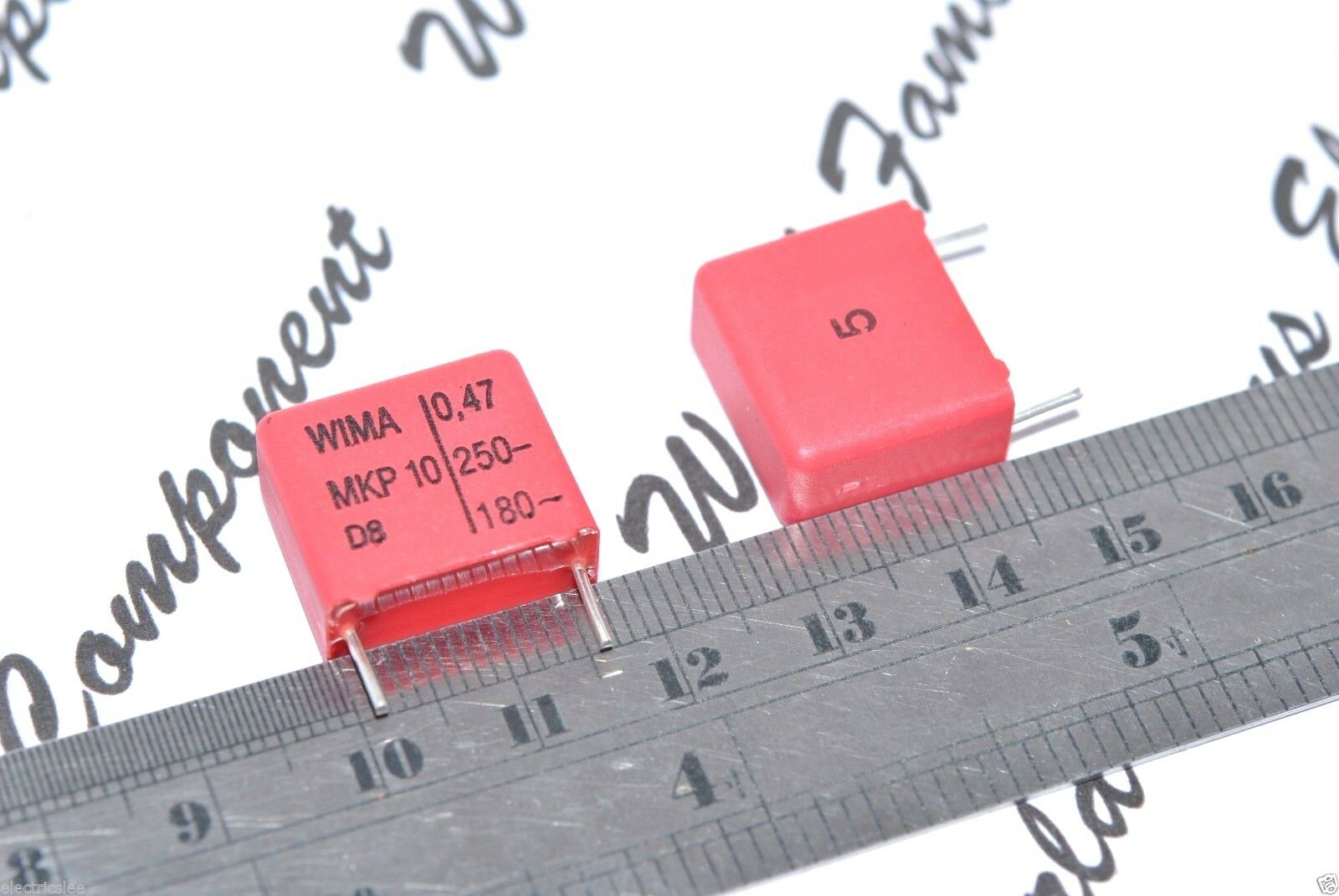 2pcs - WIMA MKP10 0.47uF (0,47µF 470nF) 250V 5% pitch:15mm Capacitor
