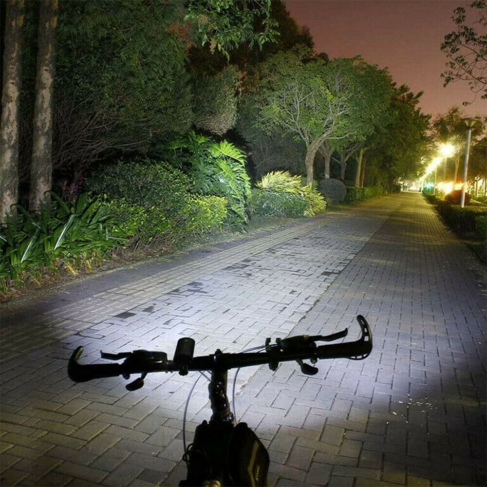 Bright LED 750 Lumens USB Rechargeable Bike Bicycle MTB Headlight Front Light