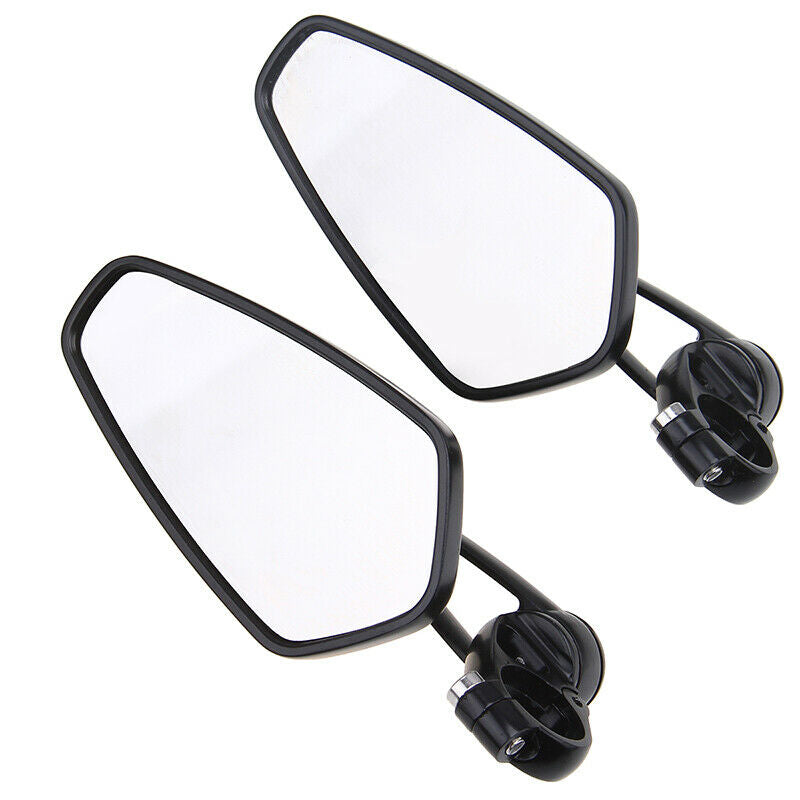 7/8 22mm Universal Motorcycle Scooter ATV Rearview Mirrors 180 Degree Adjustable