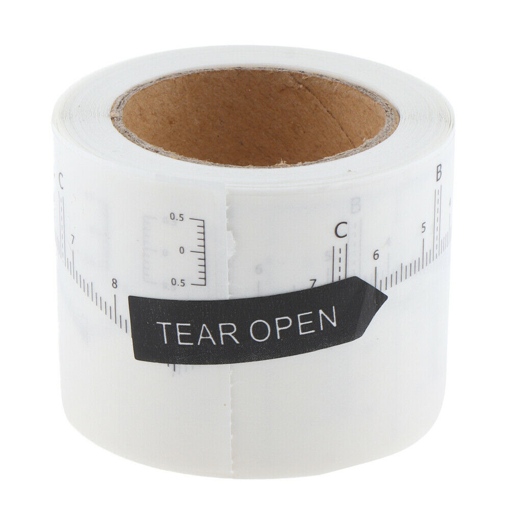 1 Roll Disposable Microblading Eyebrow Measure Ruler Stickers Makeup Tool