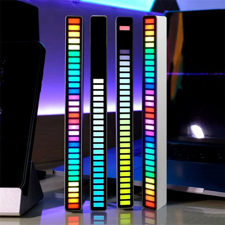 RGB 32LED Voice-Activated Pickup Rhythm Light Colors Sound Control Ambient Light