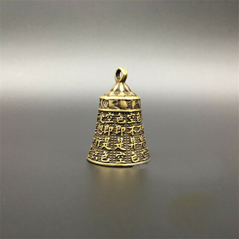 Copper Bell Ornament Buddhist Supplies Brass Pendants for Wealth Safe Lucky
