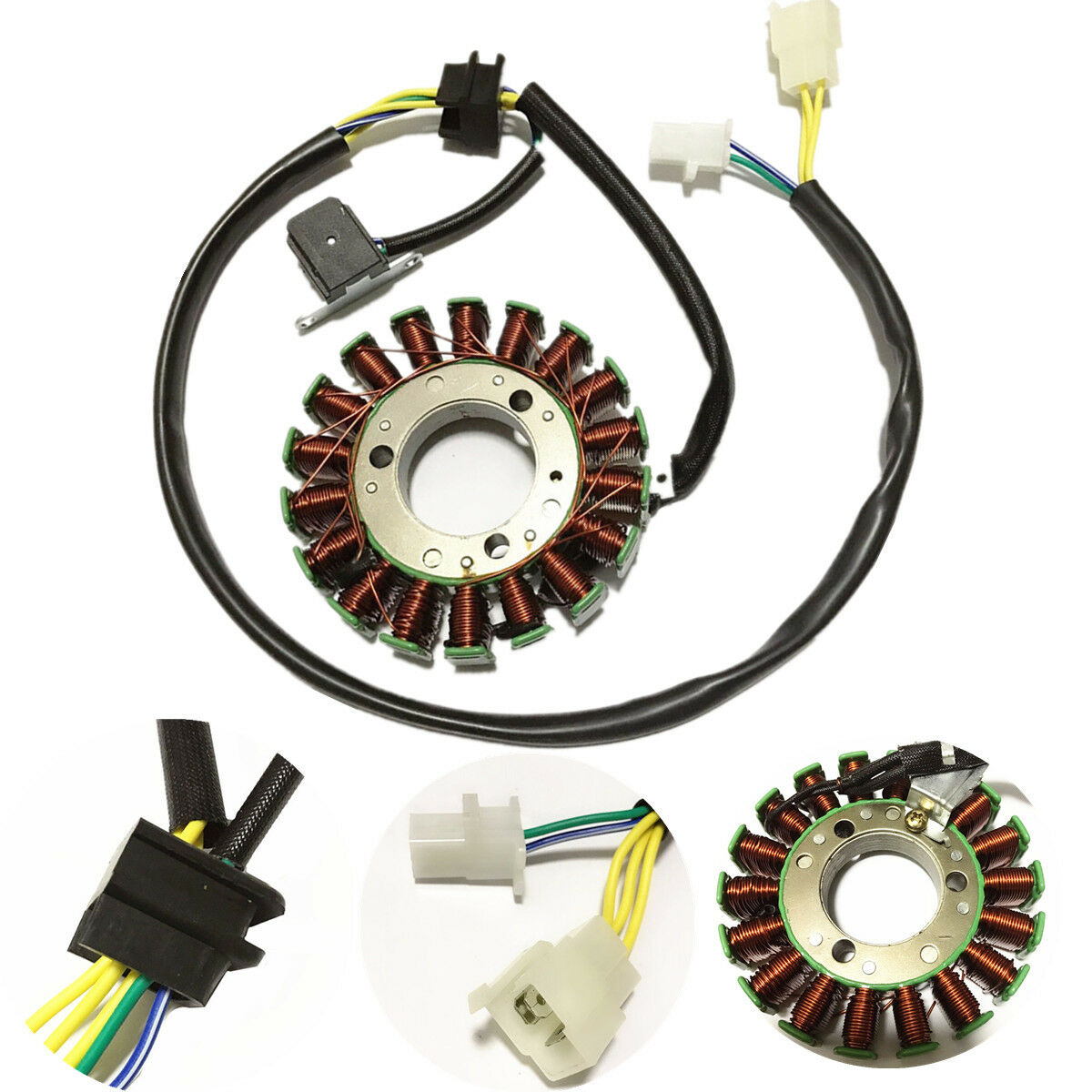 Motorcycle Alternator Generator for Suzuki GN250 Magneto Stator Charging Coils