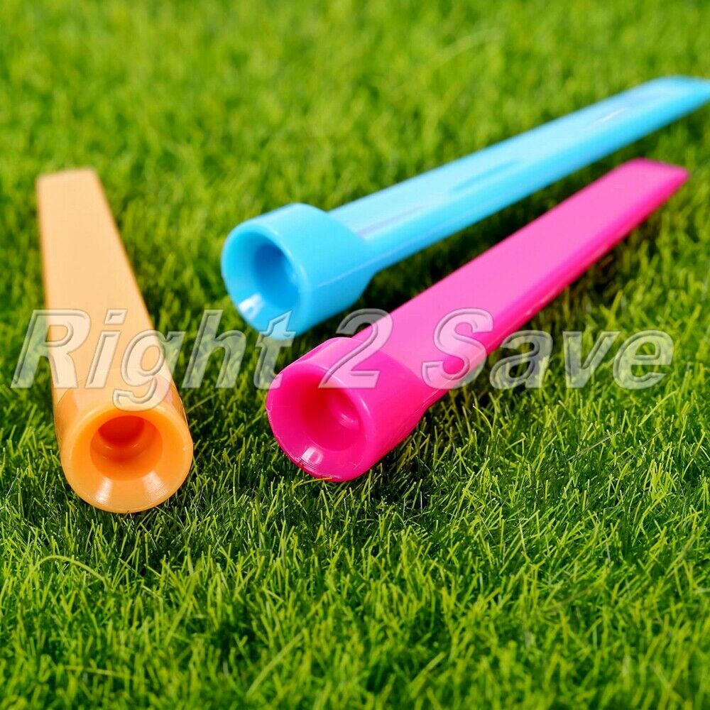 100Pcs Plastic Wedge Step Top Tees Golf Practice Training Cushion Assorted Color