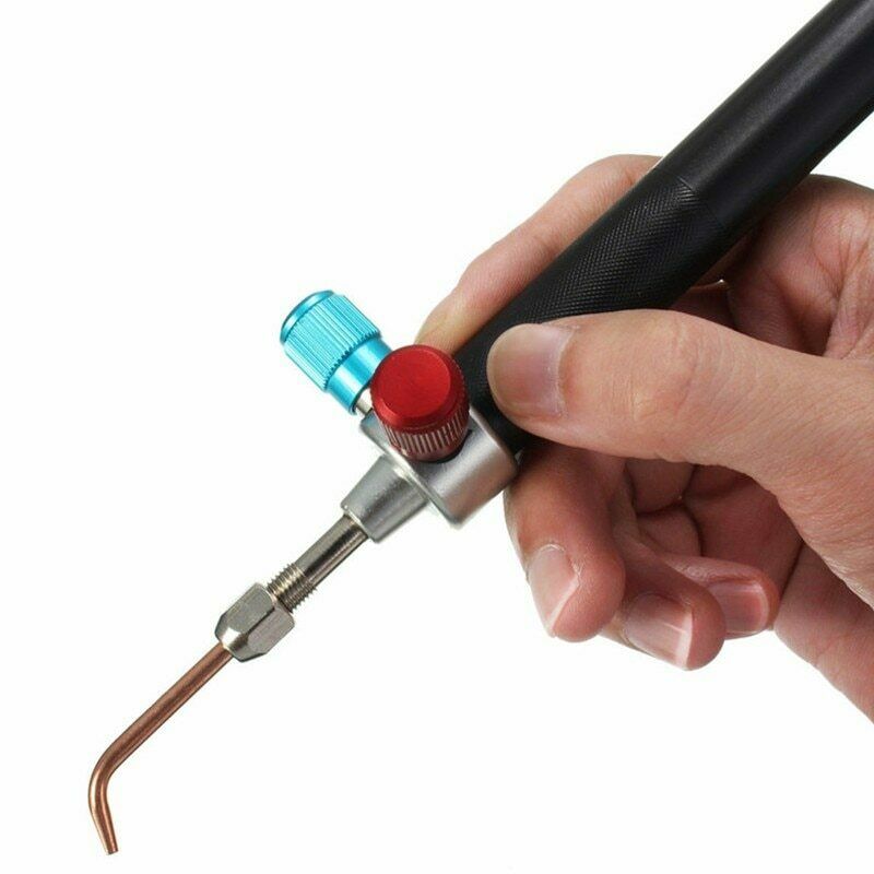 Welder Gas Oxygen Butane Welding torch Gun Cutting Kit With 5 Nozzles