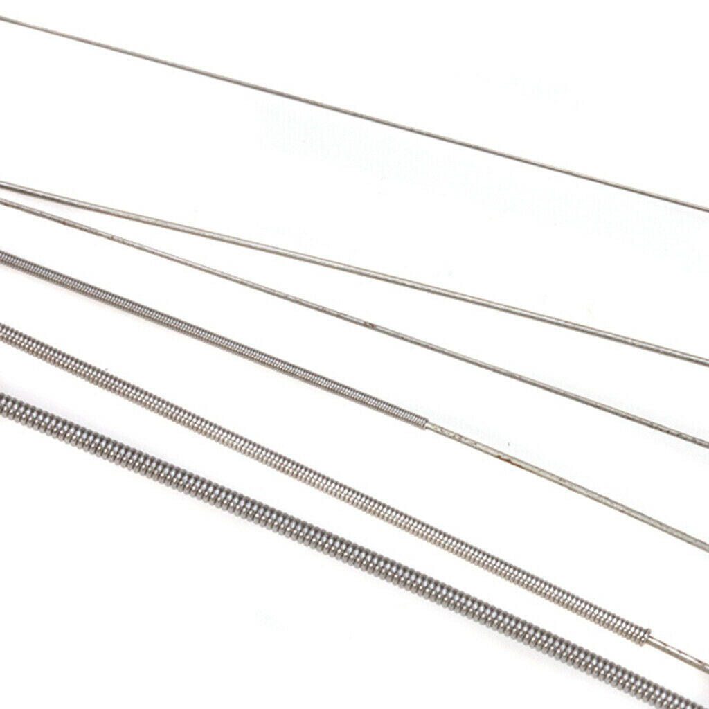 6 Steel Strings For Electric Guitar Replacement Supply Part Accessory