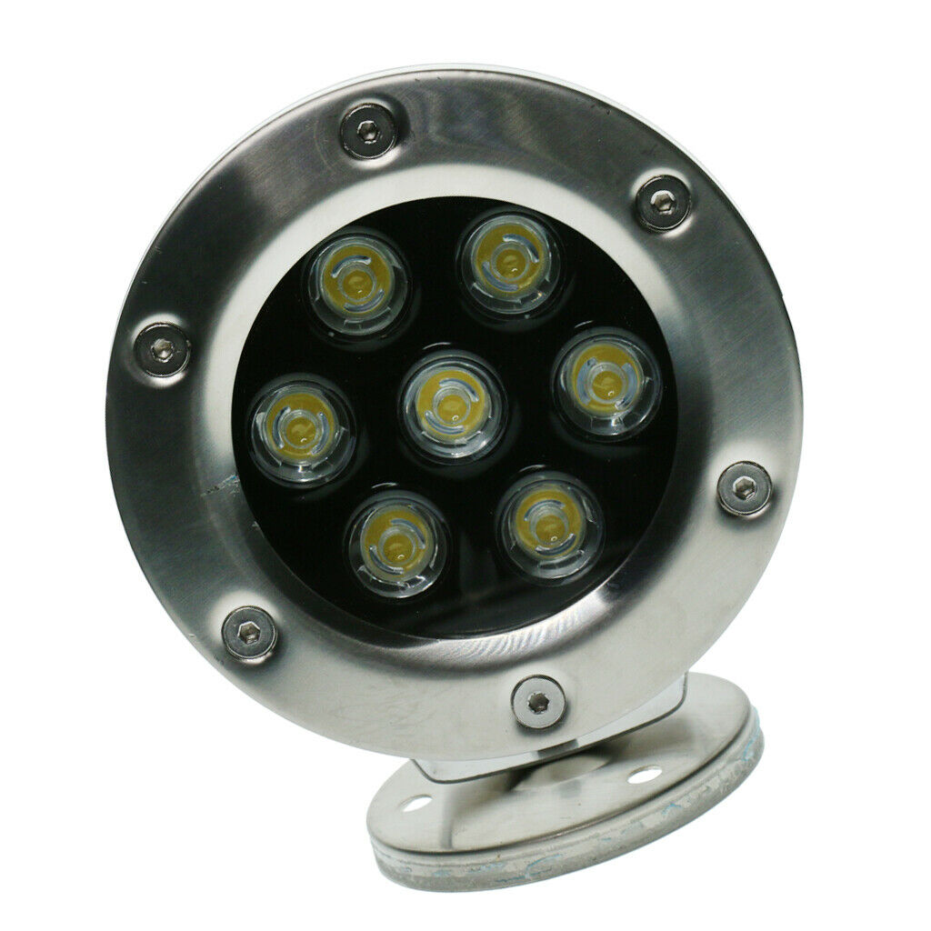 7W LED Flood Light Outdoor Underwater Spot Light Pond Pool Lamp White